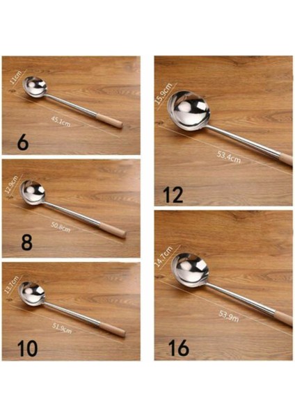 Uzun Saplı Çorba Kepçesi Pişirme Gereçleri Kepçe Kaşığı Wok Çorba Kaşığı Mutfak Aleti A (Yurt Dışından) modelleri