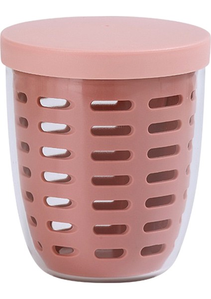 Kapaklı ve Çatallı Meyve Salatası Saklama Kabı, Mutfak ve Ofis Için Hava Geçirmez Kapaklı Plastik Gıda Saklama Kabı Seti (Yurt Dışından)