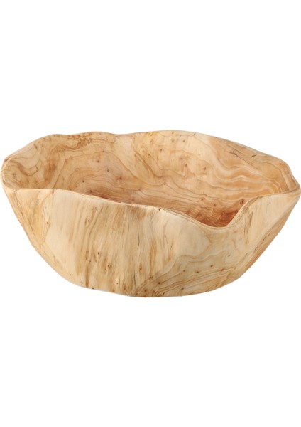 Ev Meyve Kasesi Ahşap Şekerlik Meyve Tabağı Ahşap Oyma Kök Meyve Tabağı Ahşap 25-29 cm (Yurt Dışından)