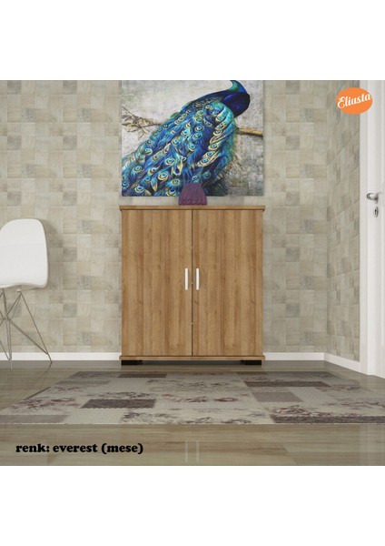 2 Kapaklı 4 Raflı Ayakkabılık