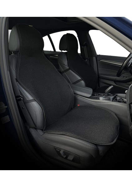 Mindra Serisi Bmw 2 Coupe 2014 - 2021 Uyumlu Oto Koltuk Minder Seti - Siyah