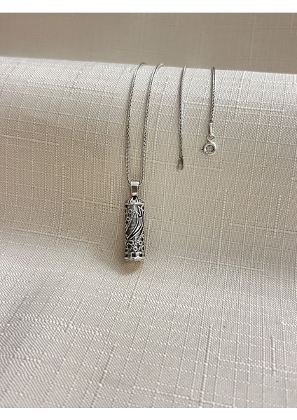 Zülfikar 925 Ayar Gümüş Erkek Cevşen Kolye