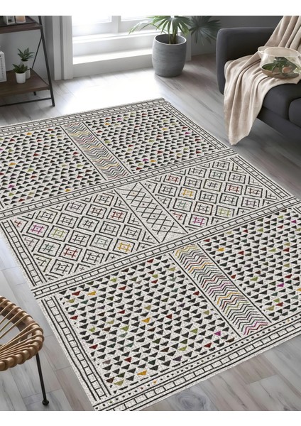 Vintage Eskitme Tarz Otantik Minimalist Üçgen Soft Beyaz Desen fiyatları