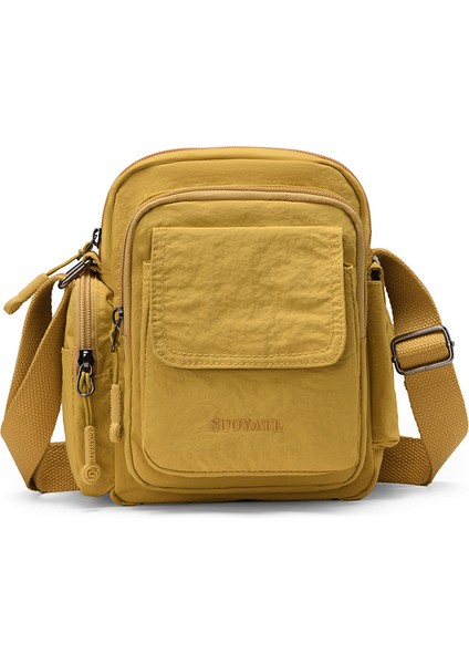 Büyük Kapasiteli Omuz Çantası Katı Renkli Kadın Çapraz Çantası (Yurtdışı Satın Alma) (Yurt Dışından)