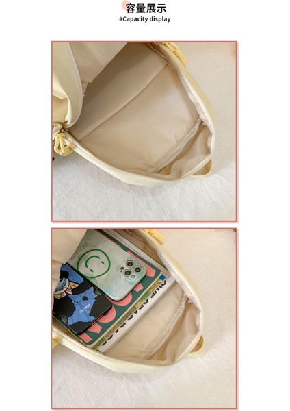 Katı Renkli Basit Seyahat Küçük Sırt Çantası Kadın Küçük Sırt Çantası (Yurtdışı Satın Alma) (Yurt Dışından) indirimleri