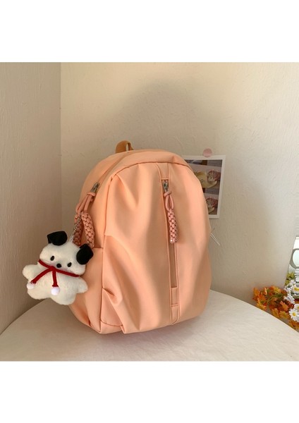 Katı Renkli Basit Seyahat Küçük Sırt Çantası Kadın Küçük Sırt Çantası (Yurtdışı Satın Alma) (Yurt Dışından)