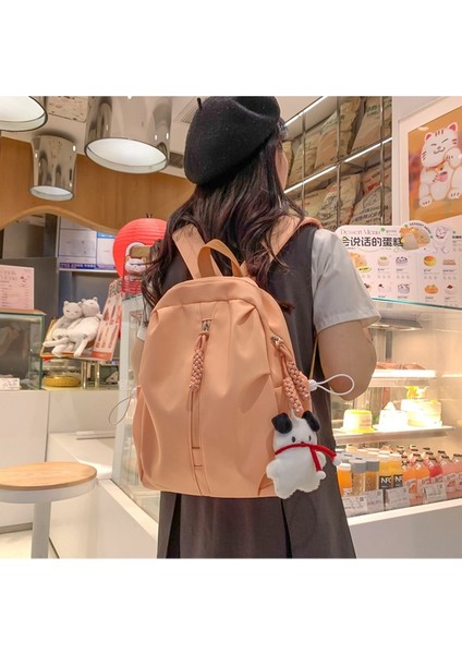 Katı Renkli Basit Seyahat Küçük Sırt Çantası Kadın Küçük Sırt Çantası (Yurtdışı Satın Alma) (Yurt Dışından) modelleri