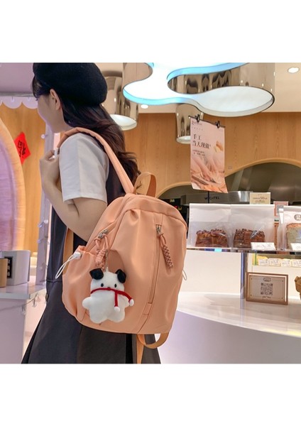 Katı Renkli Basit Seyahat Küçük Sırt Çantası Kadın Küçük Sırt Çantası (Yurtdışı Satın Alma) (Yurt Dışından) fırsatları