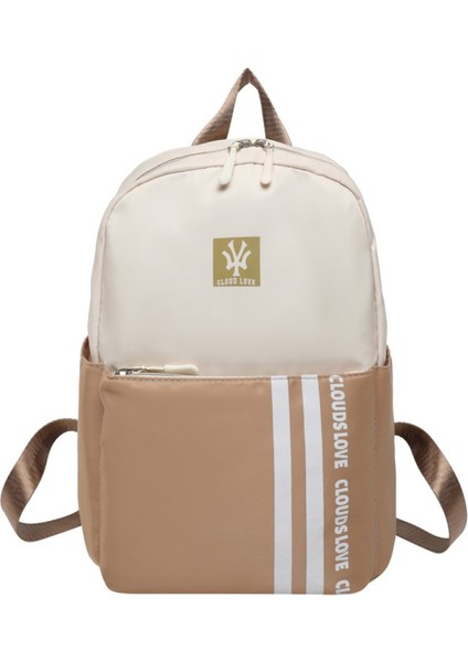 Cloudslove Ortaokul ve Lise Kadın Üst Düzey Doku Öğrenci Sırt Çantası Sevimli Hafif Sırt Çantası (Yurt Dışından)