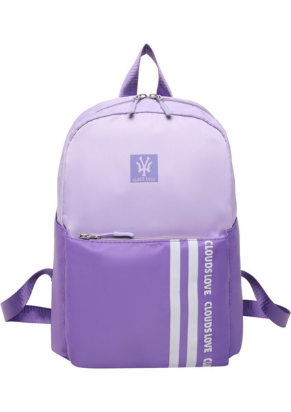 Cloudslove Ortaokul ve Lise Kadın Üst Düzey Doku Öğrenci Sırt Çantası Sevimli Hafif Sırt Çantası (Yurt Dışından)