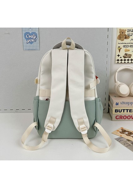 Kontrast Renk Dikiş Sırt Çantası Hafif Seyahat Sırt Çantası (Yurt Dışından) fiyatları