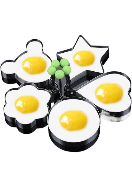 Omlet Halkası 5 Adet Paslanmaz Çelik Omlet Kalıbı Satın Alındı) (Yurt Dışından)
