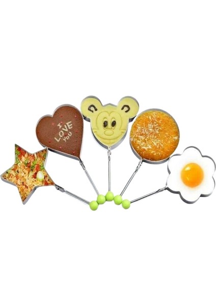 Omlet Halkası 5 Adet Paslanmaz Çelik Omlet Kalıbı Satın Alındı) (Yurt Dışından) indirimleri