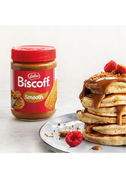 Biscoff Smooth Bisküvi Ezmesi 2x400 g Belçika Üretimi Kremsi Dokulu Yüksek Protein