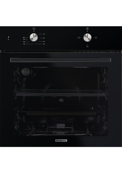 Ankastre Set KO-40TAHDF Gaz Emniyetli Cam Ocak ve 3 Programlı A+ Sınıfı Siyah Ankastre Fırın