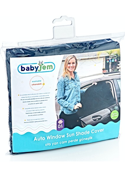 Pamuk Kumaş Oto Cam Perdesi UV Koruma Esnek Yapı Kolay Montaj Dayanıklı Tasarım