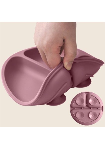 1pcs Baby Sucker Silicone Dining Plate Bpa Free Children Dishes Suction Toddle Training Tableware Kids Feeding Bowls Baby Stuff (Yurt Dışından) modelleri