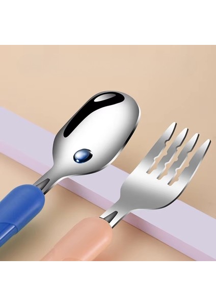 2 Parçalı Çocuk Sofra Takımı 304 Gıda Sınıfı Paslanmaz Çelik Bıçak ve Çatal Bebek Yemek Gereçleri (Yurt Dışından) modelleri