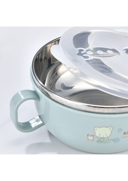 Bebek Mama Kabı Paslanmaz Çelik Yalıtım Kabı Kaşık Seti Çocuk Sofra Takımı Karikatür Baskılı Çocuk Mama Kabı Bpa Içermez 300ML (Yurt Dışından) fiyatları