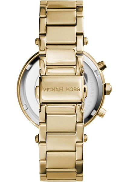 Kadın Kol Saati Kronometre ve Takvimli Çelik Kordon Mineral Cam 10 ATM Su Geçirmez modelleri