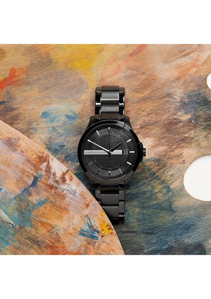 Erkek Kol Saati Takvim Fonksiyonlu Çelik Kasa ve Kordon 5 ATM Su Geçirmez indirimleri