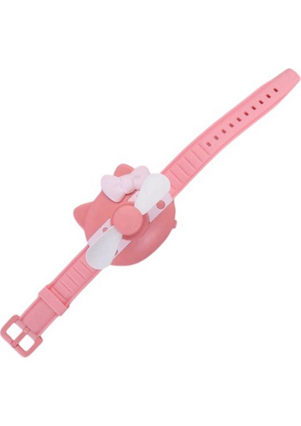 Sevimli Mini Fan, Çocuklar Için Izle Tasarımı, Taşınabilir Fan, Yumuşak Güvenli Güçlü Rüzgar, USB Havalandırma Şarj Edilebilir C (Yurt Dışından)