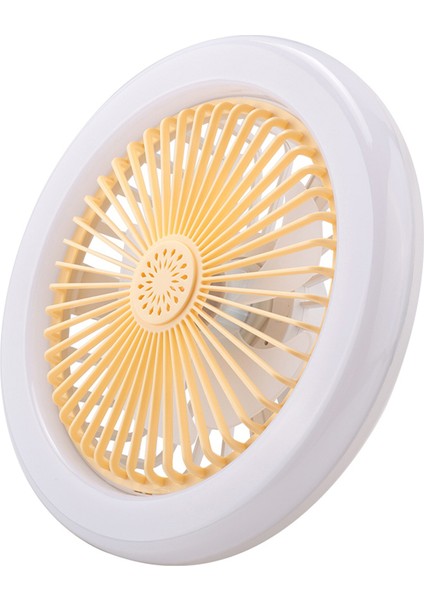 E27 Tavan Fanı, Kapalı Düşük Fan Işığı, Gizli Elektrikli Fan Gimbal Lamba Tutucu (Krem Rengi) (Yurt Dışından) modelleri