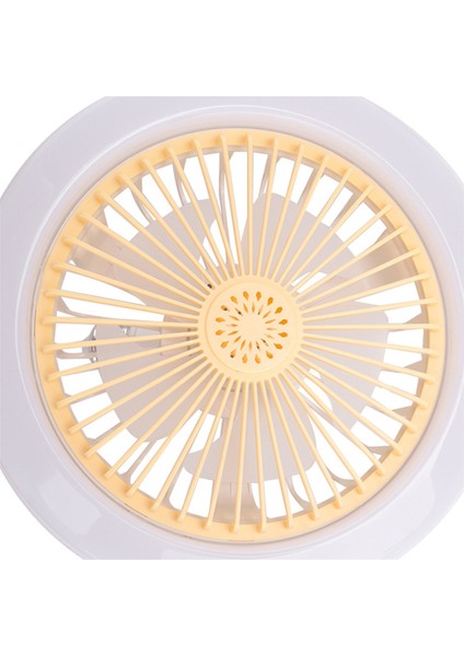 E27 Tavan Fanı, Kapalı Düşük Fan Işığı, Gizli Elektrikli Fan Gimbal Lamba Tutucu (Krem Rengi) (Yurt Dışından) fırsatları