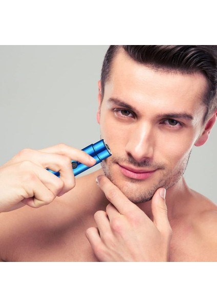 Taşınabilir Mini Elektrikli Tıraş Makinesi, Elektrikli Erkek Tıraş Makinesi, Şarj Edilebilir Erkekler Islak ve Kuru Kullanımı Gezginler Için Döner Tıraş Makinesi (Yurt Dışından) fırsatları