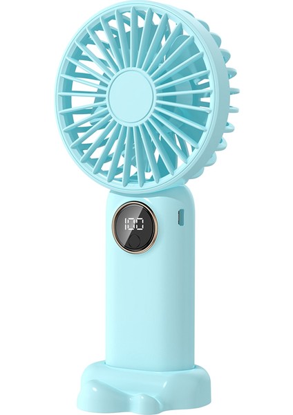 V12 Stand Tabanı ile El Tipi Fan 5 Vitesli Mini Taşınabilir Çok Işlevli Çok Işlevli Ofis Öğrenciler Için Yetişkinler Hayranları, Sky Mavisi (Yurt Dışından) fiyatları