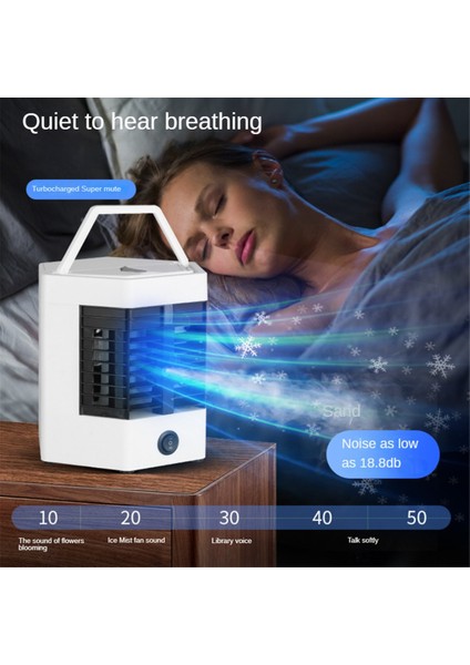 Mini Klima Fanı Masaüstü Soğutucu Fan USB Taşınabilir Sprey Nemlendirici Su Soğutma Fanı Yatak Odası ve Masaüstü (Yurt Dışından) fırsatları