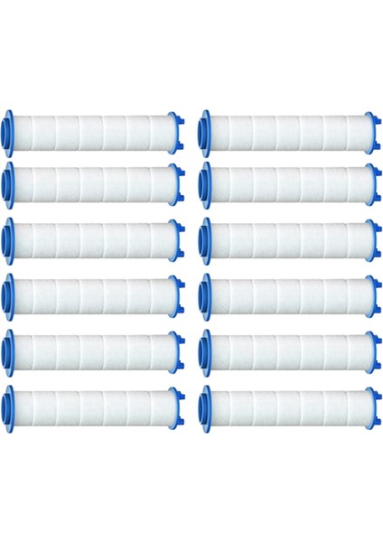 Sert Su Için 12PCS Yedek Duş Filtresi - Klor ve Florür Evini Çıkarmak Için Yüksek Çıkışlı Duş Su Filtresi (Yurt Dışından)