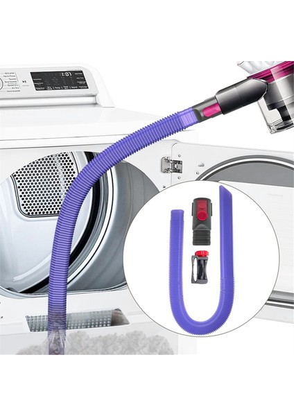 Dyson V7 V7 V8 V11 V11 V15 Vakum Hortum Eki Tiftik Çıkartma, Anahtar Kilidi ile Temizlik Için Kurutucu Havalandırma Kiti (Yurt Dışından) indirimleri