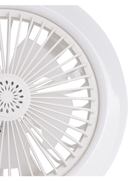 E27 Tavan Fanı, Kapalı Düşük Fan Işığı, Gizli Elektrikli Fan Gimbal Lamba Tutucusu (Beyaz) (Yurt Dışından) fırsatları