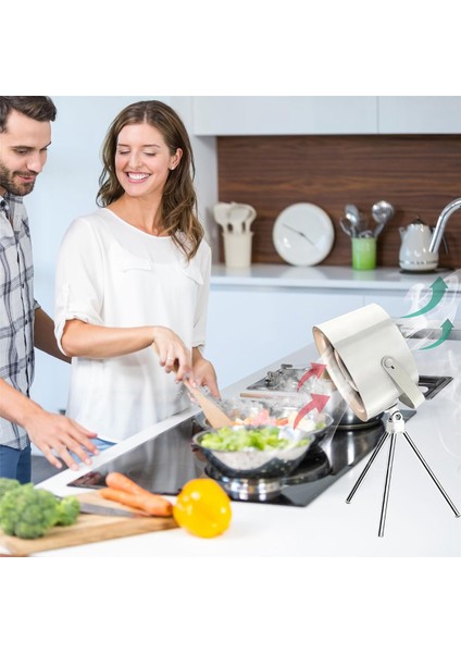 Masaüstü Aralıklı Davlumbazlar, 3 Rüzgar Hızlı Taşınabilir Aralıklı Kaput, Pişirme Için Taşınabilir Aralıklı Kaput, Çıkarılabilir -B -B (Yurt Dışından) indirimleri