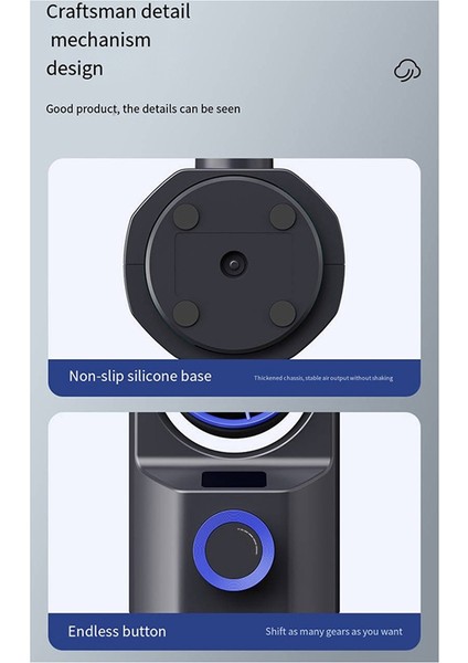 Masaüstü Çift Kafalı Elektrikli Fan Çalan Kafa Masaüstü Kulesi Fan Sessiz Mini Fan Ev Ofis Büyük Rüzgar Türbini Fan B (Yurt Dışından) fırsatları