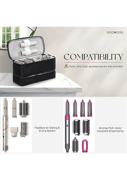 Köpekbalığı Flexstyletravel Kılıfı Için Taşıma Kılıfı 430/440 Dyson Airwrap Black Için Flexstyle Taşınabilir Depolama Çantası (Yurt Dışından) fiyatları