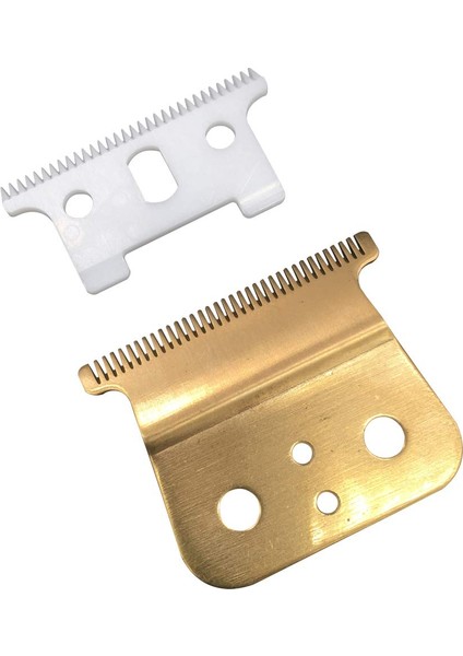 Andis T Outliner Için T Çağrı Bıçağı Için Altın, Andis Gtx Yedek Bıçağı (Beyaz T Blade + Glod Çelik Blade) (Yurt Dışından)