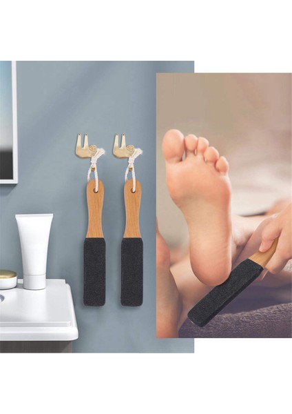 2 Parça Ayak Dosyası Kallus Çıkıcı Topuk Grater Ahşap Tapı Ayak Yuva Pedikür Dosyası Ayak Dosyası (Yurt Dışından) fırsatları