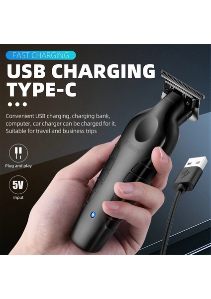Kemeı KM2299 Profesyonel Saç Clipper 0mm Sıfır Basbeli Oyma Kesme Erkekler Kablosuz Saç Düzenleyicisi Elektrik Saç Kesme Makinesi (Yurt Dışından) indirimleri