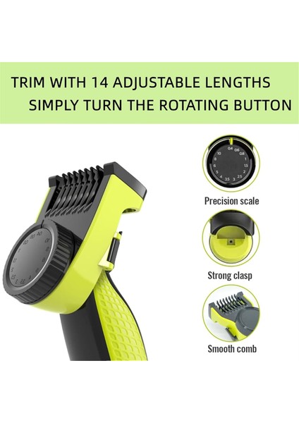 Yedek Bıçak Seti Ayarlanabilir Kılavuz Philips Için Tarak Koruması One Blade Tıraş Alınır QP2520 QP2530 QP2620 (Yurt Dışından) fiyatları