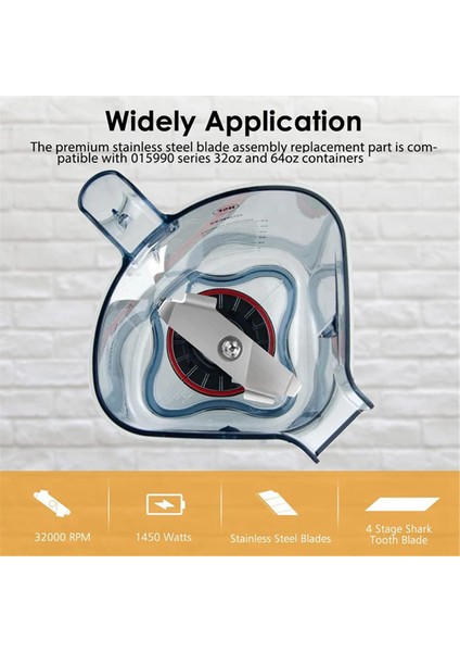 Blender Blade Yedek Kısmı Vitamix 15990 Blender Blade Montajı (Yurt Dışından) indirimleri