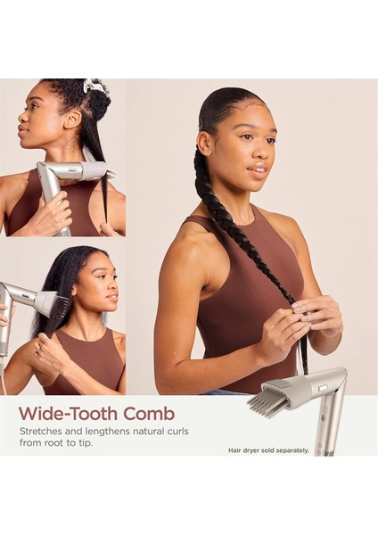 Köpekbalığı XSKHD4WTCA Flexstyle Geniş Diş Tarağı, Flexstyle Hava Stil ve Kurutma Sistemi Için Darbe Kurutma Tarkma Ek (Yurt Dışından) modelleri