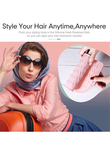 6pcs Kıvrımlı Ütüler, Saç Düzleştirici, Düz Ütüler ve Saç Şekillendirme Araçları Için Isıya Dayanıklı Paspas 8.6x6.3inch (Yurt Dışından) modelleri