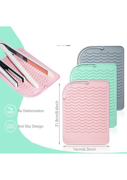 6pcs Kıvrımlı Ütüler, Saç Düzleştirici, Düz Ütüler ve Saç Şekillendirme Araçları Için Isıya Dayanıklı Paspas 8.6x6.3inch (Yurt Dışından) indirimleri