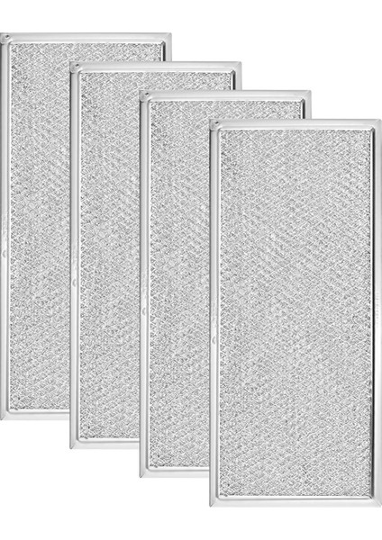 4pcs W10208631A Mikrodalga Gres Filtresi Alüminyum Örgü Filtresi Ge Maytag Mikrodalgaları Filtrenin Değiştirilir (Yurt Dışından)