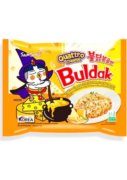 Buldak Cheese Ramen Acılı Tavuk Aromalı Peynirli Anında Hazır Noodle 140 g Tek Porsiyon fiyatları