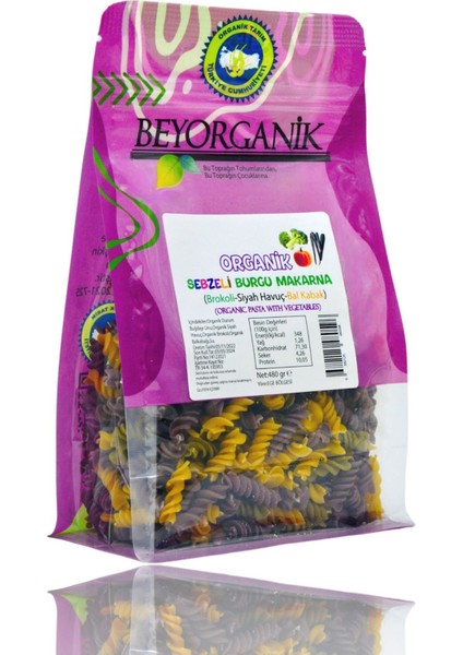 Organik Sebzeli Makarna Seti 2'li 720 gr Ispanak Pancar Balkabağı Katkısız Yerli Üretim modelleri