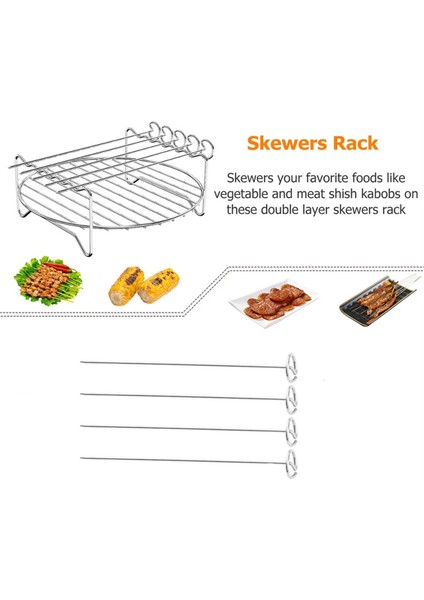 Hava Fritöz Paslanmaz Çelik Raf Izgara Raf Tepsisi ve Buhar Rafı Hava Fritöz Araçları (Yurt Dışından) fiyatları