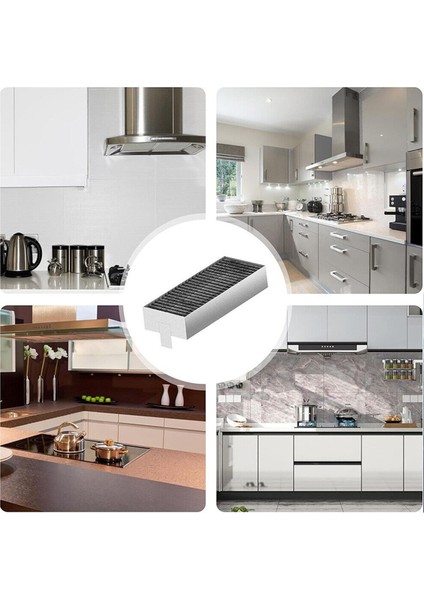 Bosch Siemens Için 4 Parçalı Aktif Karbon Filtresi 17004796 Bosch ve Z9VR Ud0 HZ9VR Ocak Davlumbazları (Yurt Dışından) modelleri